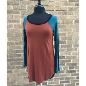 Raglan Sleeves Jersey Tunic Top